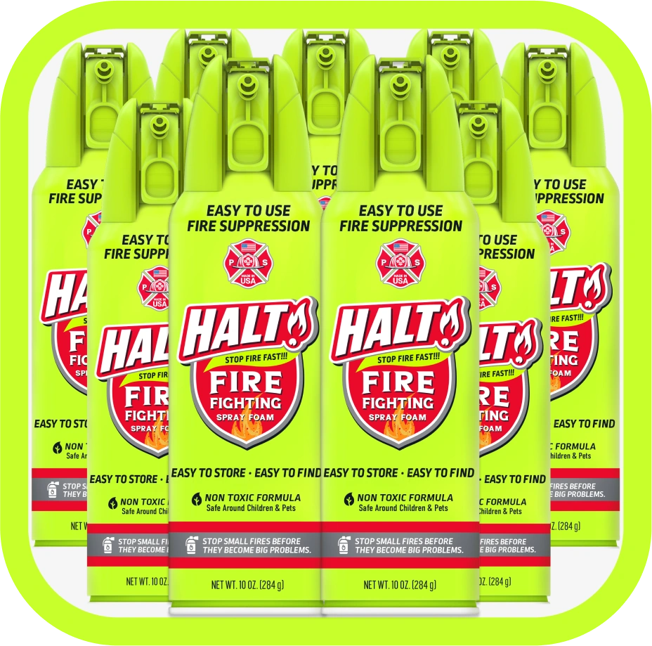HALT! Fire Fighting Foam Spray