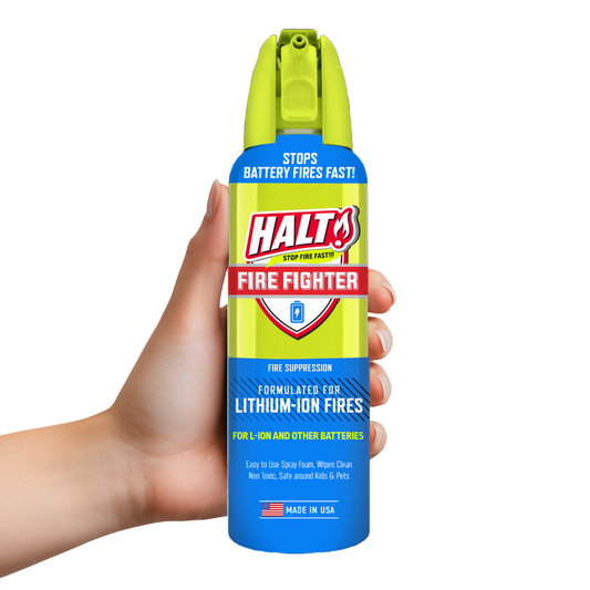 HALT! Lithium-Ion Fire Safety Spray